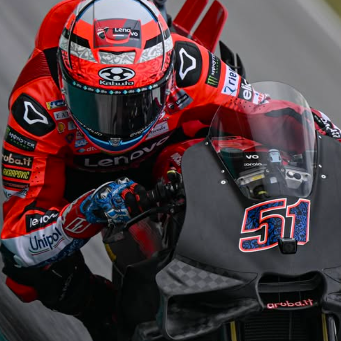 Michele Pirro, 2025 MotoGP Sepang Shakedown test. Credit: Instgram/MotoGP.